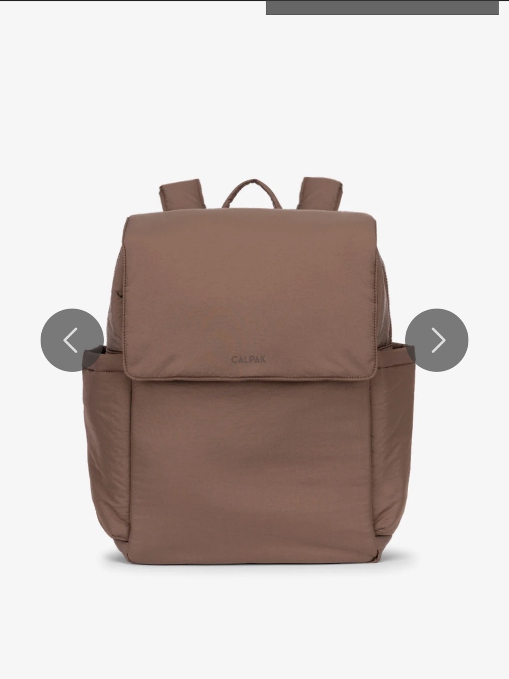 Calpak diaper backpack with laptop sleeve